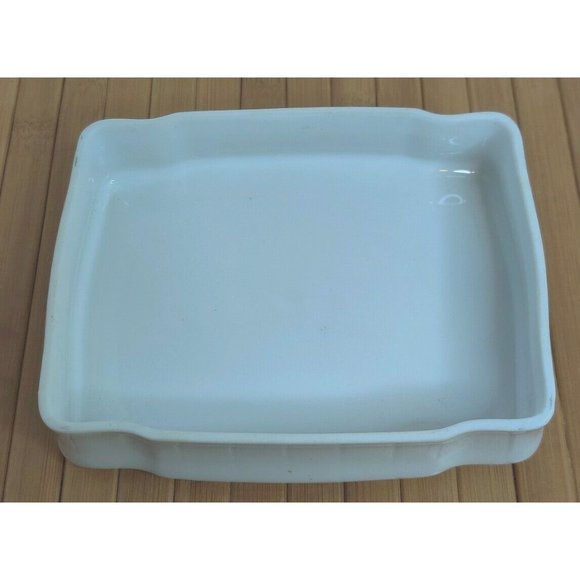 Vintage Rare Glossy Ceramic Art Trinket Box w/ Leaping Deer on Top Cover - 6x5" - Picture 8 of 12